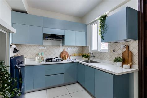 Modular Kitchen With Spacious Kitchen Cabinet Design X Ft Livspace