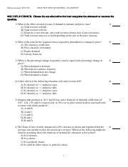 Ecn Test Ch Practice Test Pdf Ecn Microeconomics S