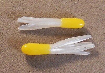 Crappie Panfish Tube Fishing Lure Pack Of Soft Plastic In