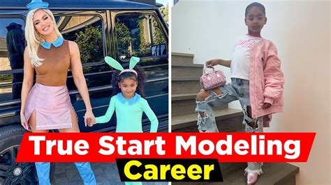 Khloé Kardashians Daughter True Start Her Modeling Career Like Mom