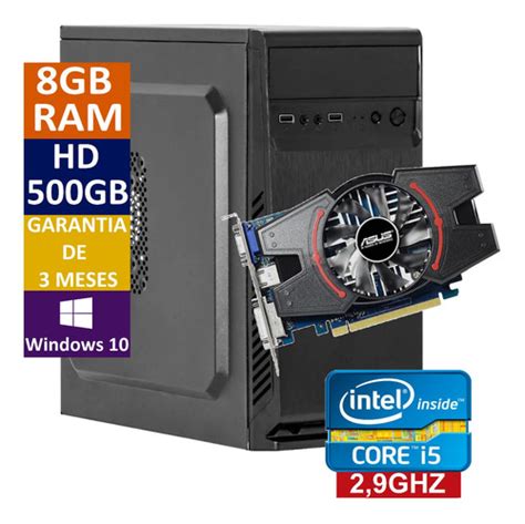 Pc Gamer Cpu Core I5 3470s 500 Hd 8gb Ram Gt 730 2gb