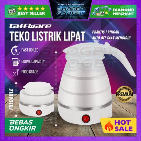 Jual Taffware Electric Kettle Teko Listrik Lipat Foldable Ml W Hy