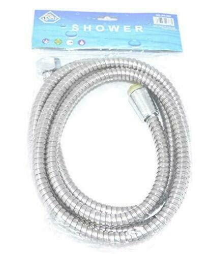 Stainless Steel Chrome Flexible Bathroom Bath Shower Head Hose Pipe 1