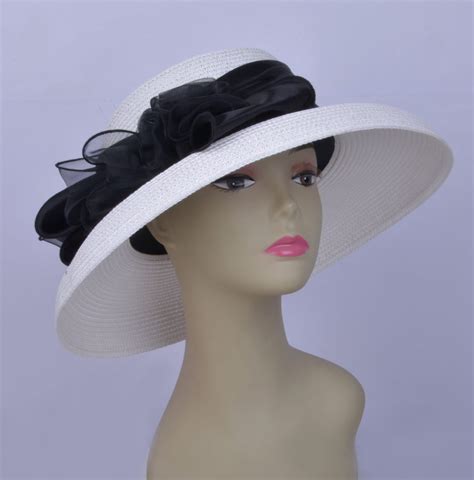 New Retro Design Black Church Hat Derby Hat Royal Wedding Etsy