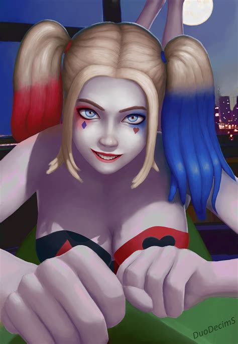 Harley Quinn Preparing By DuoDecimS Hentai Foundry