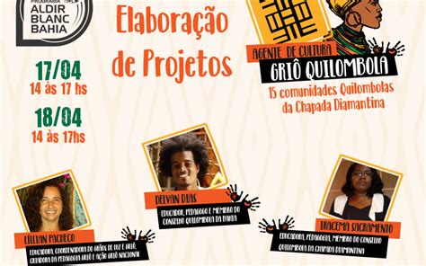 Agente de Cultura Griô Quilombola elaborando projetos em 15 comunidades