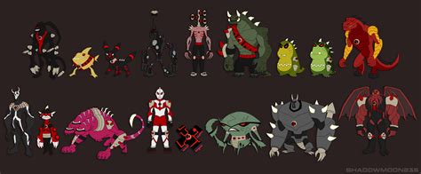 Antitrix Alien Collection By Shadowmoon235 On Deviantart