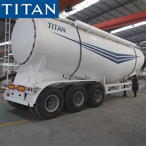 Dry Bulk Cement Powder Tanker Semi Trailer Silo Semi Trailer China