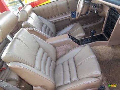 Tan Interior 1989 Chrysler Lebaron GTC Turbo Convertible Photo ...