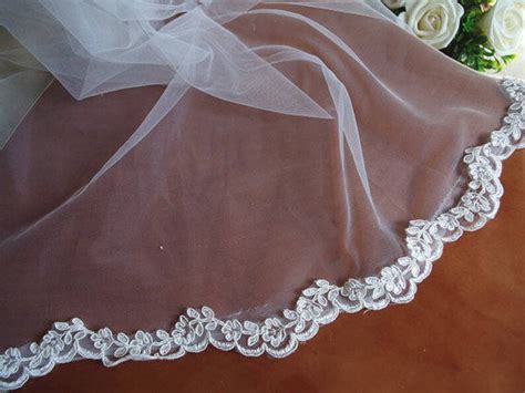 Ivory Alencon Lace Trim Ivory Cord Lace Trim For Bridal Veil Etsy