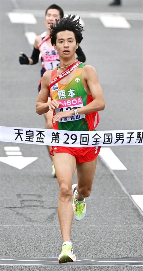 マラソンパリ五輪代表の熊本・赤崎暁まさかの区間37位 今までにない突っ込んだ走りで「力みすぎて」【都道府県対抗男子駅伝】：「おっ！」で