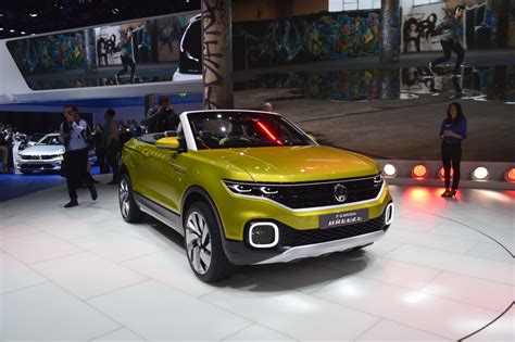 Volkswagen Unveils T Cross Breeze Convertible Suv At Geneva