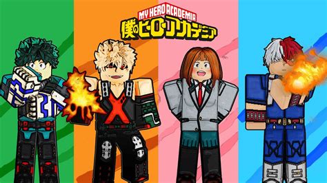 Roblox Cosplays My Hero Academia 1 Youtube