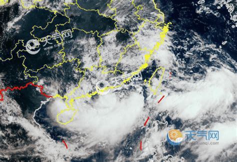 2021年台风实时路径图发布今天 9号台风卢碧生成风力级别为8级广东