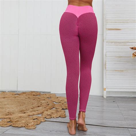 Women Anti Cellulite Yoga Pants Push Up Tik Tok Leggings Bum Butt Lift