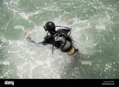 Deep sea diver training at Gordons Bay South Africa Professional diver ...