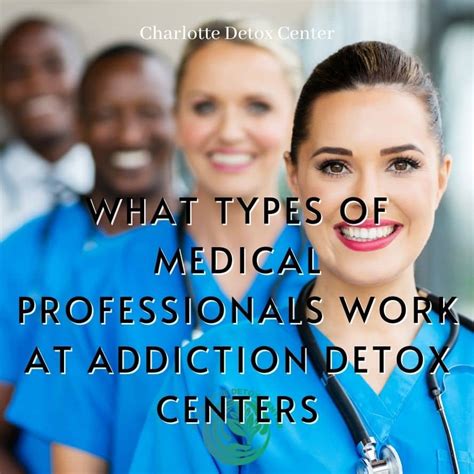 What Types Of Medical Professionals Work At Drug Detox Centers