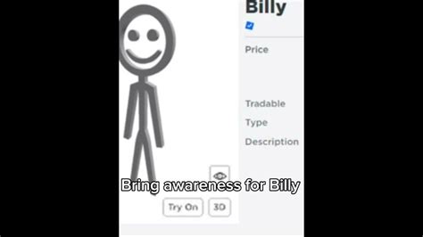 Bring Back Billly Roblox Bringbackbilly Youtube