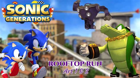 Sonic Generations Walkthrough Rooftop Run Art Art Classic