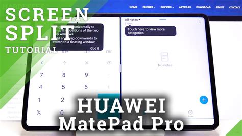 How To Split Screen In Huawei Matepad Pro Create Double Screen Youtube