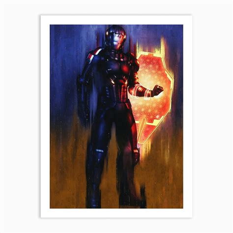 Mass Effect 3 N7 Paladin V2 Art Print By Gunawan Rb Fy