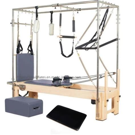 Yoga Reformer Pilates Reformer Equipment Maple Wood Cadillac Bed