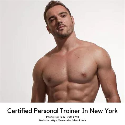 Certified Personal Trainer In New York Alex Folacci New York City