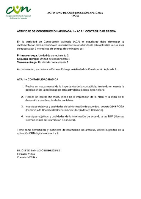 Documento ACA 1 Contabilidad Basica ACTIVIDAD DE CONSTRUCCIÓN