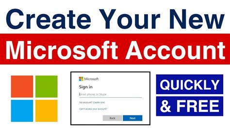 How To Create A New Microsoft Account Microsoft Account Create Your New Microsoft Account