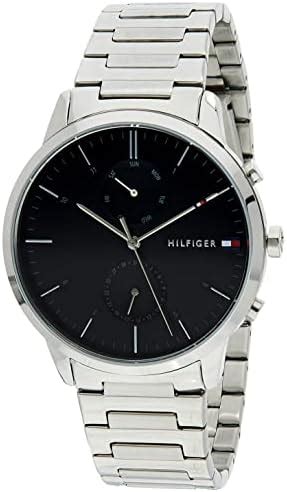 Tommy Hilfiger Analogue Multifunction Quartz Watch For Men With Silver