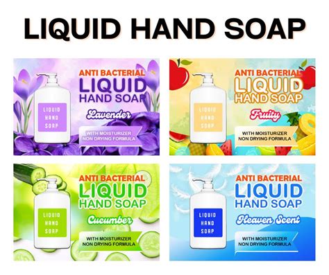 Liquid Soap Label