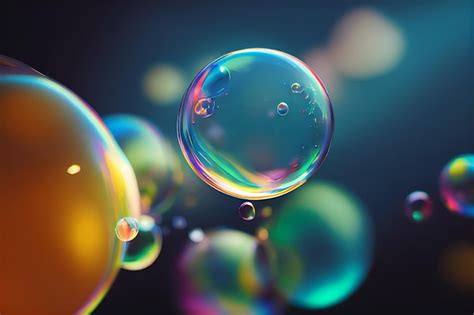 Premium Photo | Colorful bubbles background