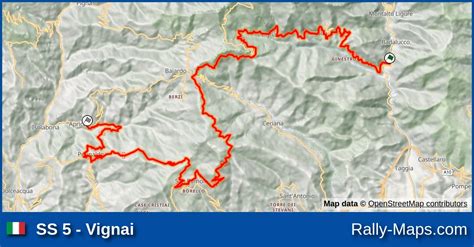 Karte Wp Vignai Rallye Sanremo Rallyekarte De