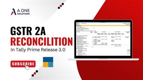 Gstr A Reconcilition In Tally Prime Release Tally Prime Tutorial