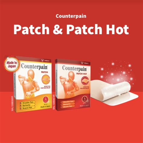 Pain Relief Patch And Patch Hot Counterpain Malaysia