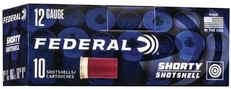 Federal Shorty Shotshell Shotgun Ammo - 12Ga, 1-3/4", 15/16 oz ...