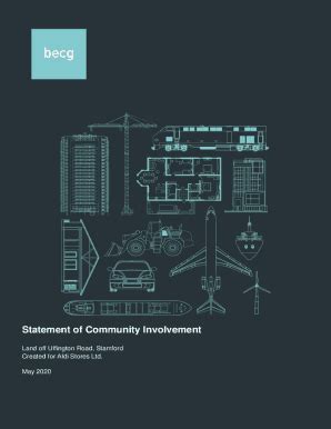 Fillable Online Planning Southkesteven Gov Statement Of Community