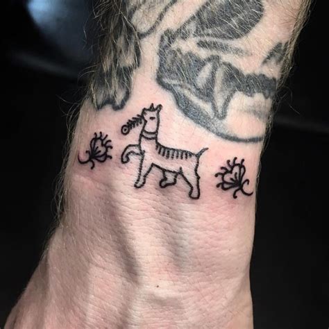 Stick And Poke Tattoo By Kate Kalula Tattoogrid Net