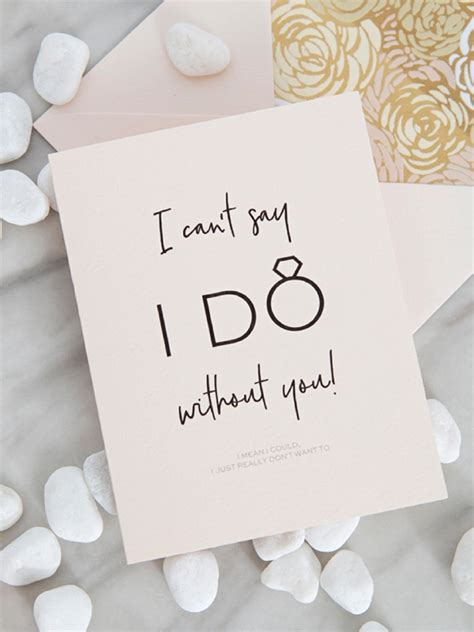 Free Printable Will You Be My Bridesmaid Cards