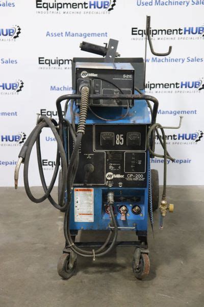 Miller Cp 200 200 Amp Mig Welder W Millermatic S 21e Wire Feeder The