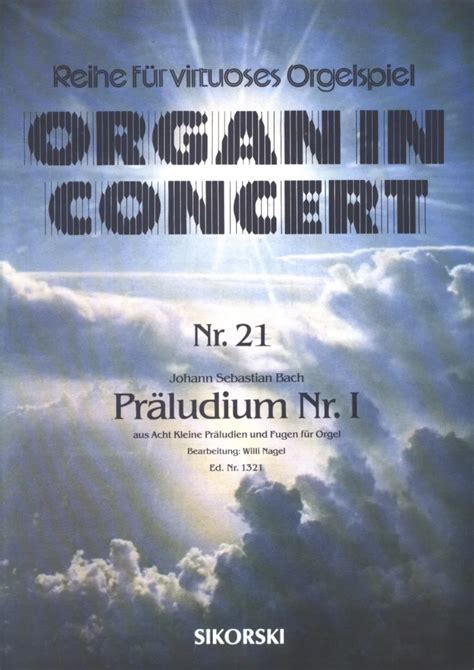 Präludium Nr 1 aus 8 kleine Präludien und Fugen für Orgel für