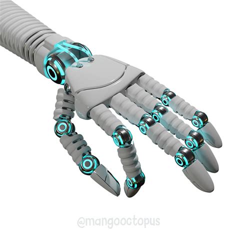 Cyborg hand on Behance