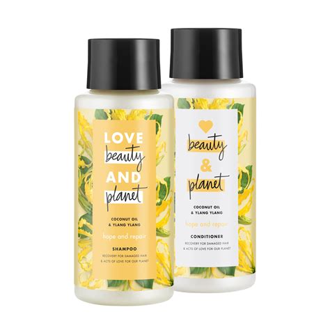 Love Beauty And Planet Shampoo And Conditioner Coconut Oil And Ylang