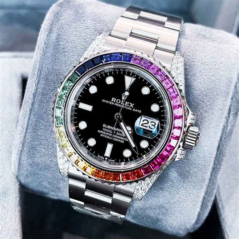 Rolex Submariner Diamond Sapphire Bezel Atelier Yuwa Ciao Jp