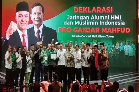 Mahfud MD Dan HT Hadiri Deklarasi Dukungan Jaringan Alumni HMI Dan