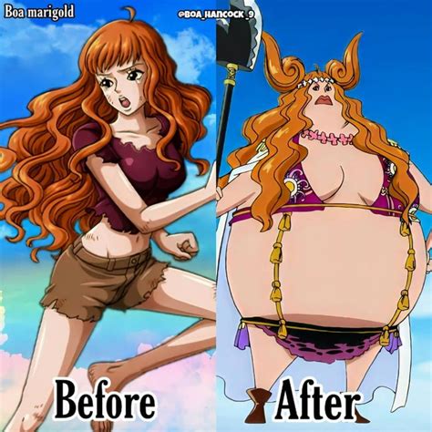 Boa Hancock On Instagram “one Piece Before And After Follow Boa Hancock 9 For More 💗