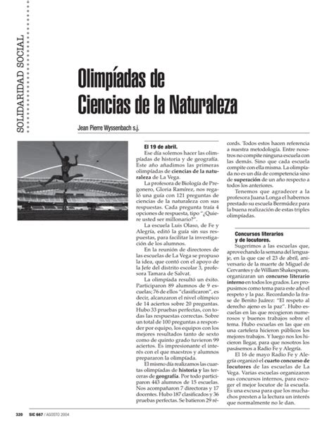 Olimp Adas De Ciencias De La Naturaleza