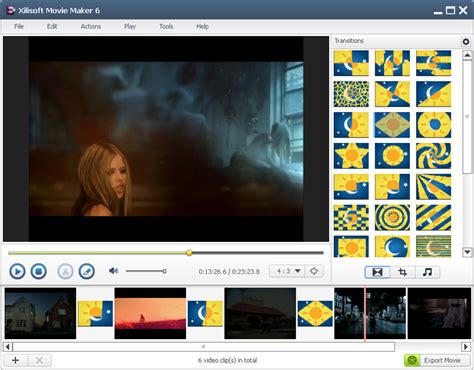 Xilisoft Movie Maker - Movie editor, Movie making software