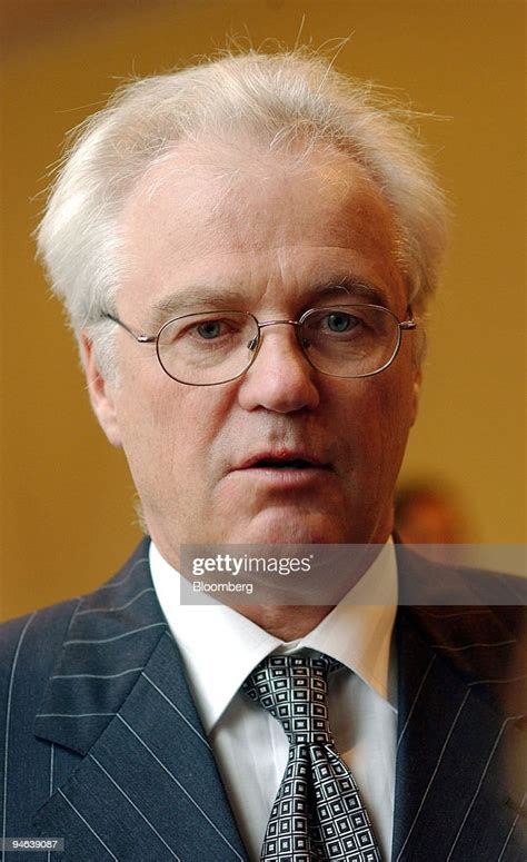 Vitaly Churkin Russian Ambassador To The United Nations Speaks To