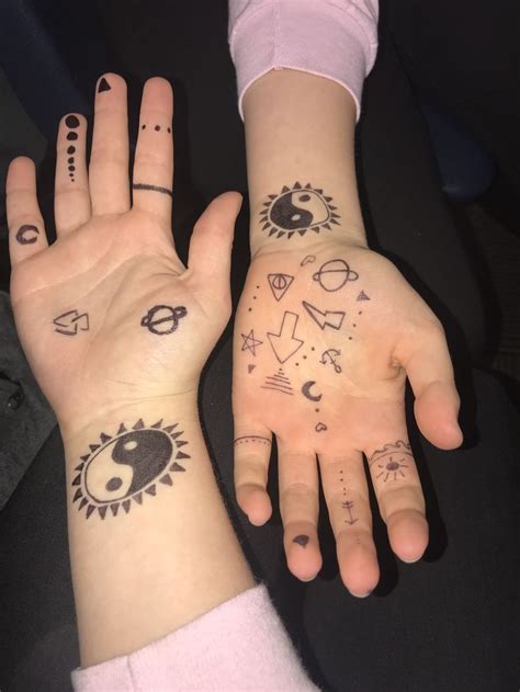 Hand Art Sharpie Doodles | Hand tattoos, Pen tattoo, Sharpie tattoos